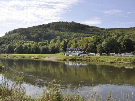 Das Bootshaus an der Weser