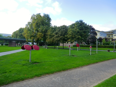 Bewegungsparcours auf der Weserwiese