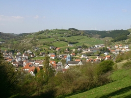Blick vom Krähenberg auf Dalhausen